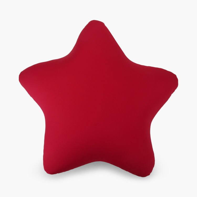 Ebony Star Solid Filled Cushions - Single Pc. - Nylon - 32 cm x 32 cm x 5 cmH