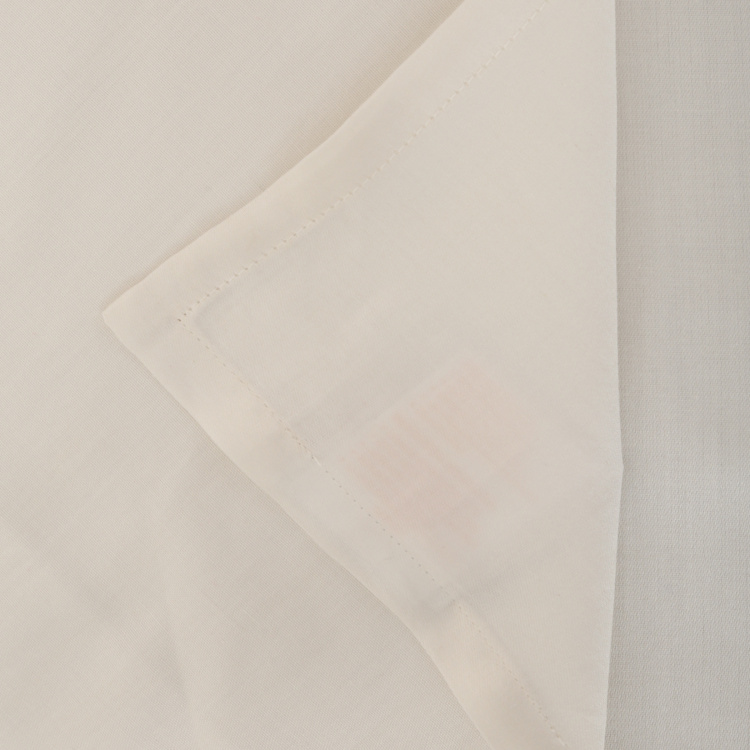 MASPAR Solid 3-Piece Cotton Double Bedsheet Set - 224 x 275 cm