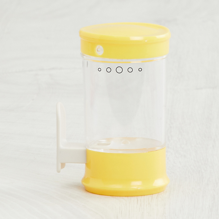 Sunburn Solid Salt and Pepper - Plastic - Spice Dispenser Jar - 6.5 cm  L x 9.5 cm  H - 80ml - Yellow