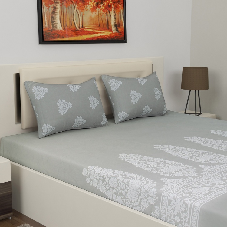 Marshmallow Heritage 3-Pc. Double Bedsheet Set - 274 x 274 cm