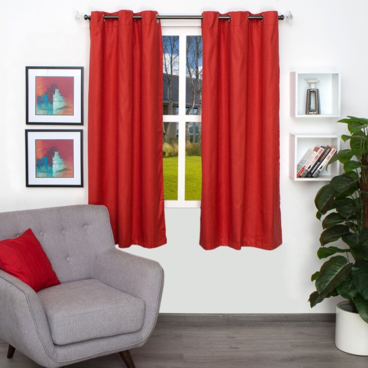 Aspen Jacquard Window Curtain - Set of 2 - 110 X 160 CM