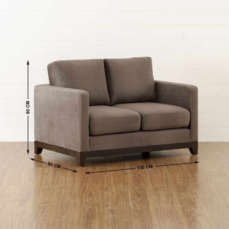 ADALYN-MIAMI Textured Two-Seater Sofa