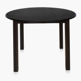 Round Dining Table- 4 Seater - Brown-Without Chair