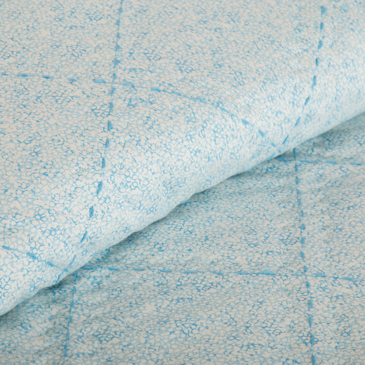 MASPAR Pebble Sapphire Print Double Quilt Blanket - 228 x 260 cm