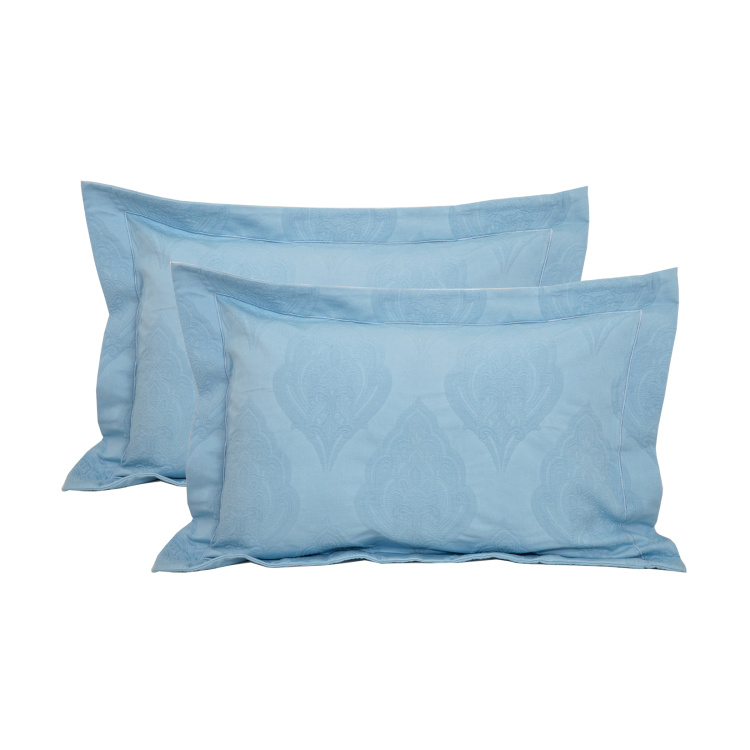 MASPAR Allure Sapphire Print Pillow Shams - Set of 2 - 50 x 75 cm