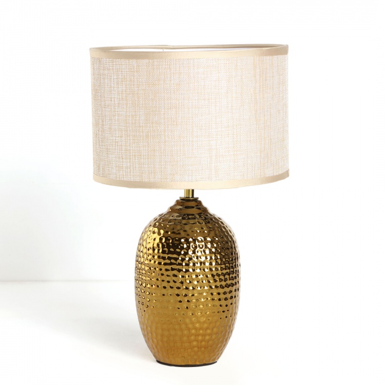 Jubiliant Ceramic Table Lamp Gold, Yellow Ceramic Table Lamp