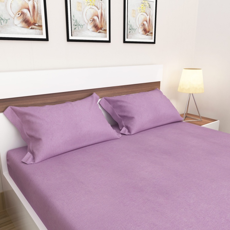Signature Solid 3-Pc. King Size Fitted Bedsheet Set - 195 x 180 cm