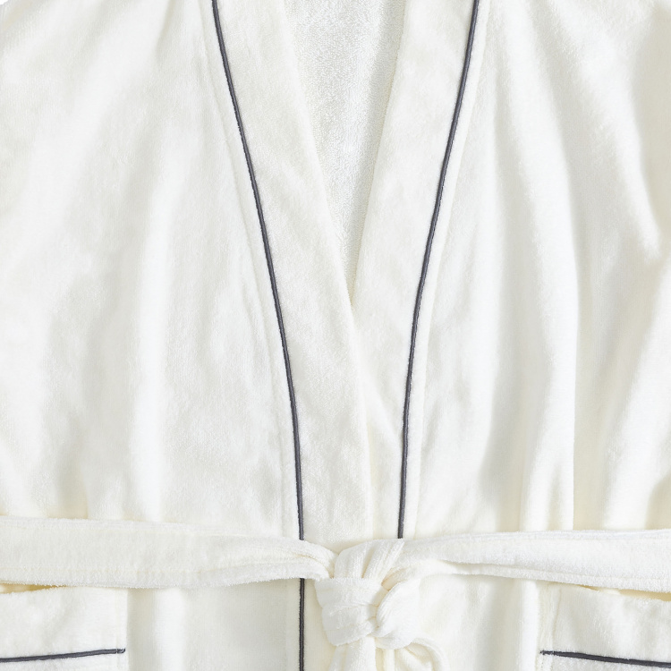 SPACES Unisex Cotton Free Size Kimono Bathrobe