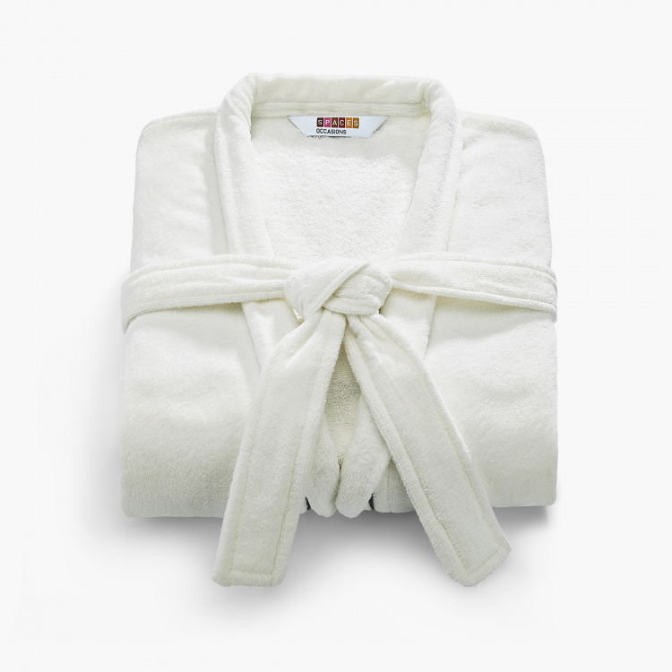 SPACES Unisex Cotton Free Size Kimono Bathrobe