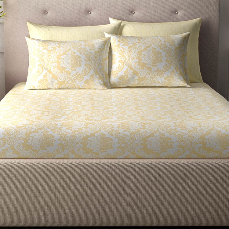 SPACES Printed Double Bedsheets - Set of 3 Pcs.