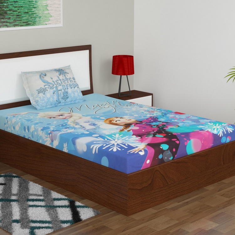Frozen Single Bedsheet And Pillow Cover