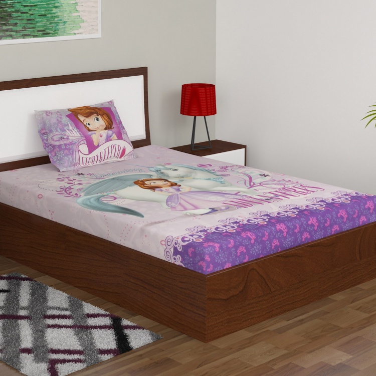 Sophia Single Bedsheet And Pillow Cover