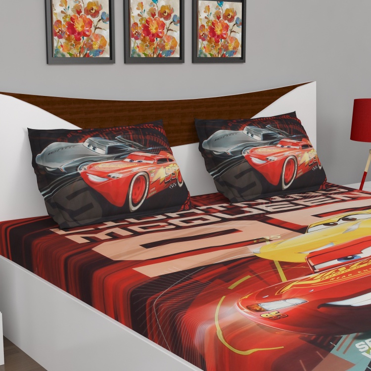 Kids Cars 3-Pc. Double Bedsheet Set  - 228 x 254 cm