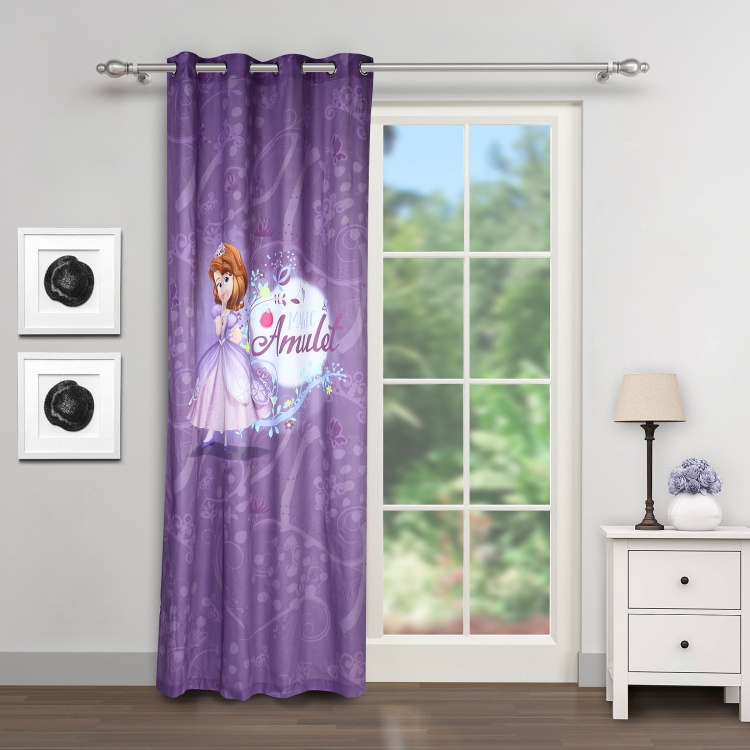 Sofia The First Printed Cotton Single Door Curtain