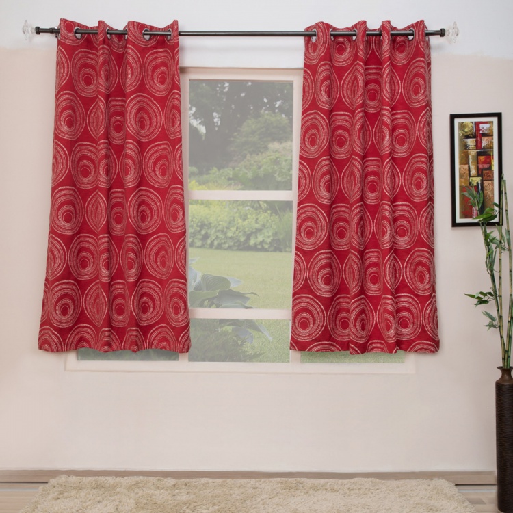 Floss Contemporary Window Curtains Set, Contemporary Window Curtains