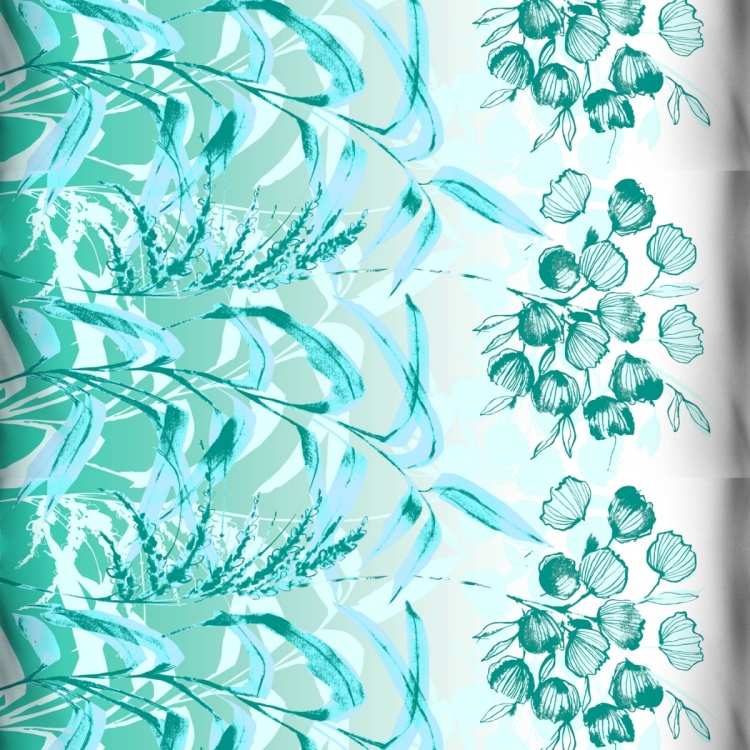 Emerald Printed Double Bedsheet-Set Of 3 Pcs.