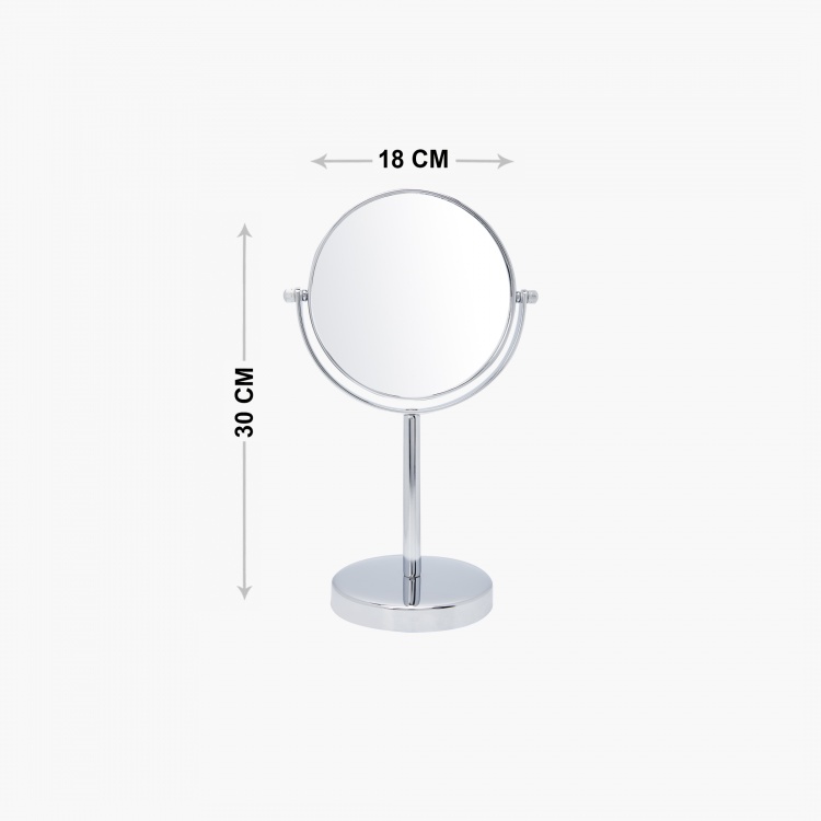 Pc Double Sided Vanity Mirror, Vanity Mirror With Stand