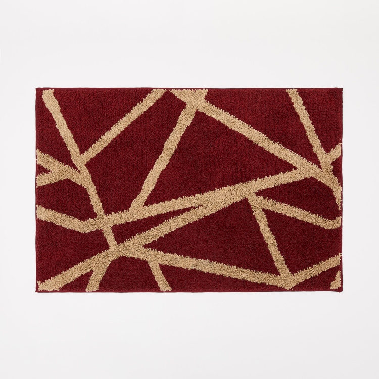 HomeRoots 385390 8 x 10 ft. Ivory & Magenta Tribal Pattern Area Rug