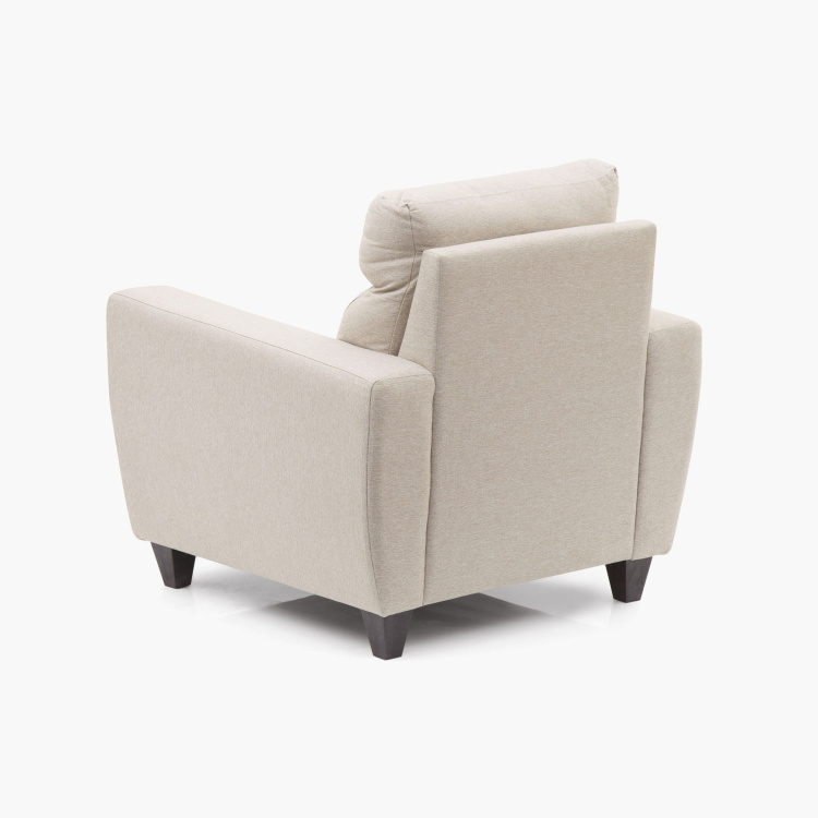 Emily Fabric 1-Seater Sofa - Beige