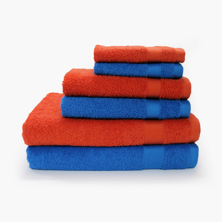 SPACES Cotton Bath Towels - Set of 6 Pcs.