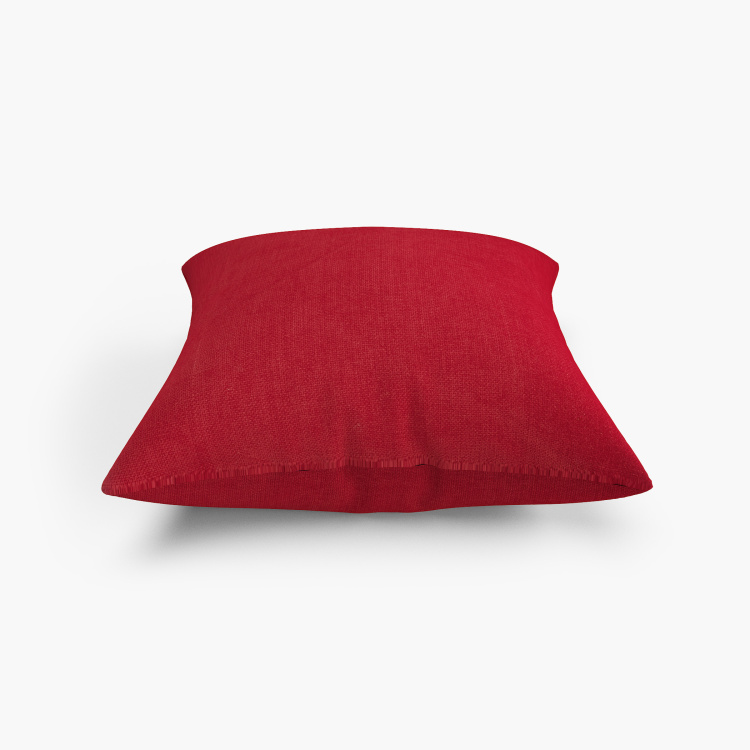 Ebony Chenille Solid Filled Cushions - Single Pc. - 30 cm X 30 cm - Polyester  - 30 cmL X 30 cmW