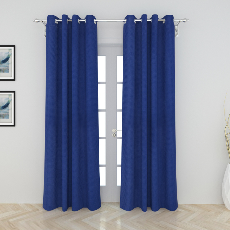 Adventures Of U-Tron Textured Door Curtains - Set of 2 Pcs.