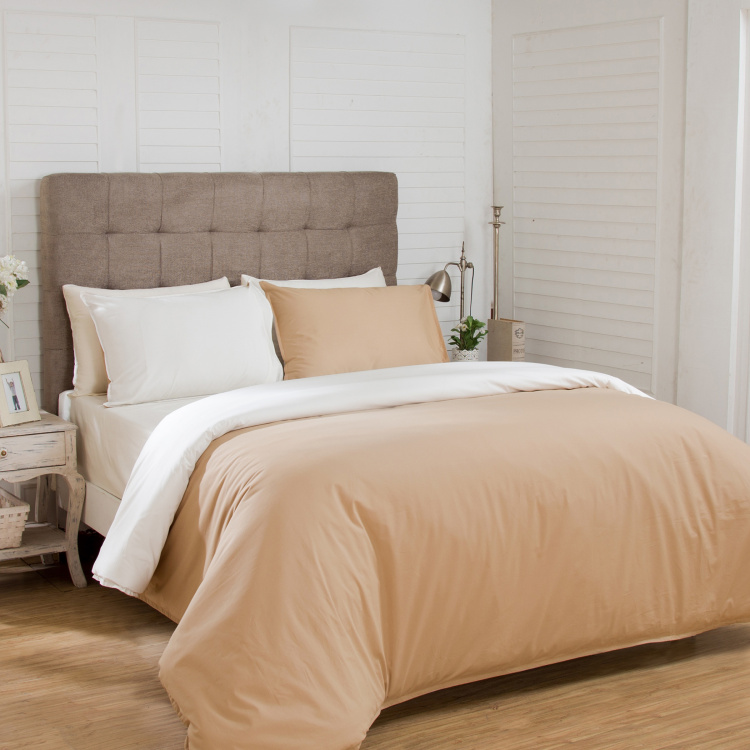 MASPAR Hannah 3-Pc. Solid Double Bed Duvet Cover- 220 x 240 cm