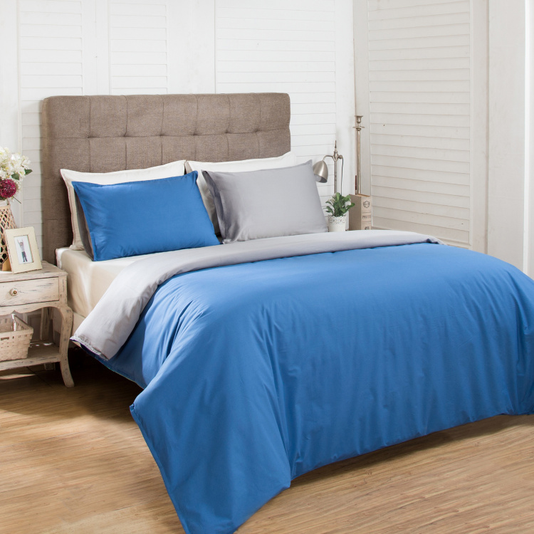MASPAR Hannah 3-Pc. Solid Single Bed Duvet Cover- 152 x 220 cm