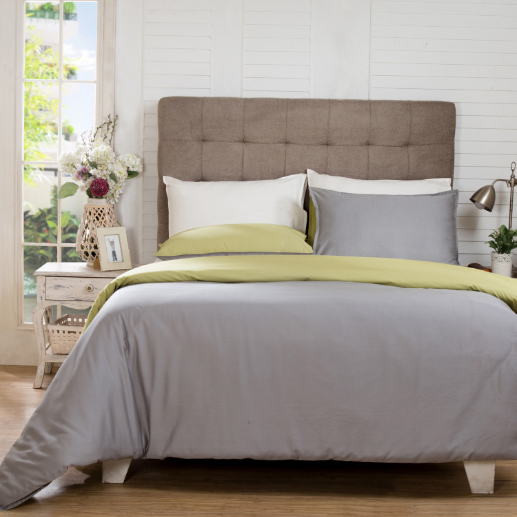 MASPAR Hannah 2-Pc. Solid Single Bed Duvet Cover- 152 x 220 cm