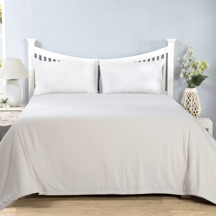 MASPAR Jessica Solid Double Bed Cover - 228 x 275 cm
