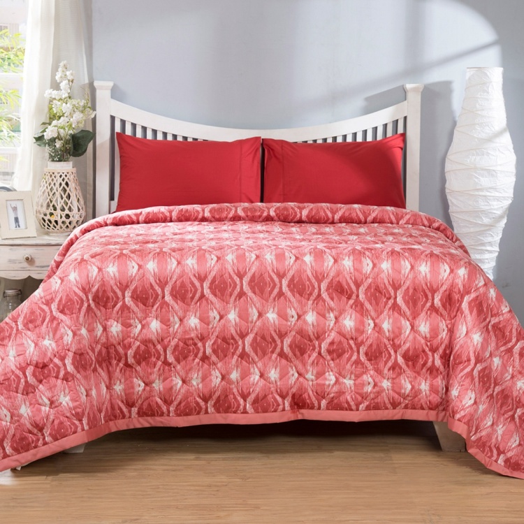 MASPAR Splendor Printed Double Bed Quilt Blanket - 228 x 265 cm
