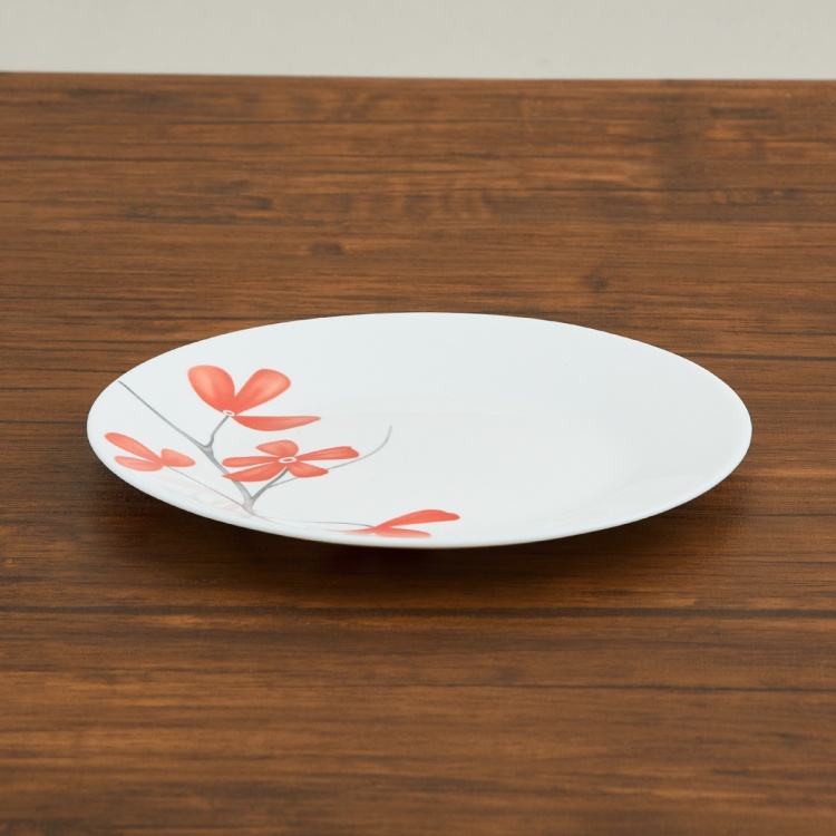 SOLITAIRE Opal Ware Printed Side Plate