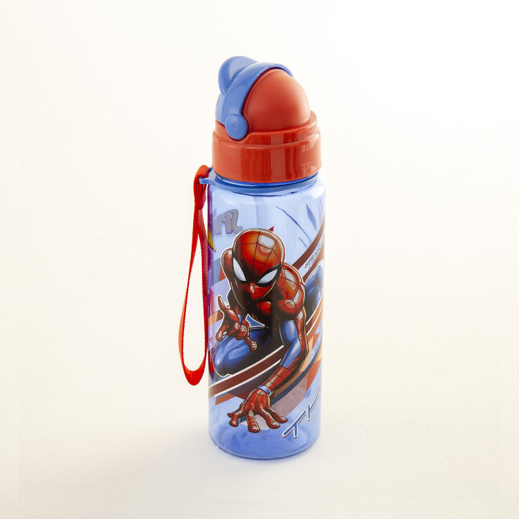 Marvel Spiderman Sipper Bottle with Straw - 550ml