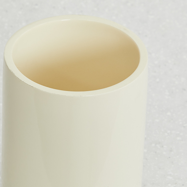 Marshmallow Solid Polyresin Tumbler