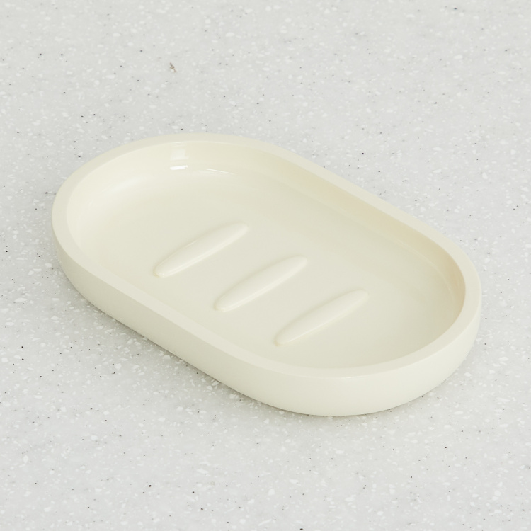 Marshmallow Polyresin Soap Dish Plate