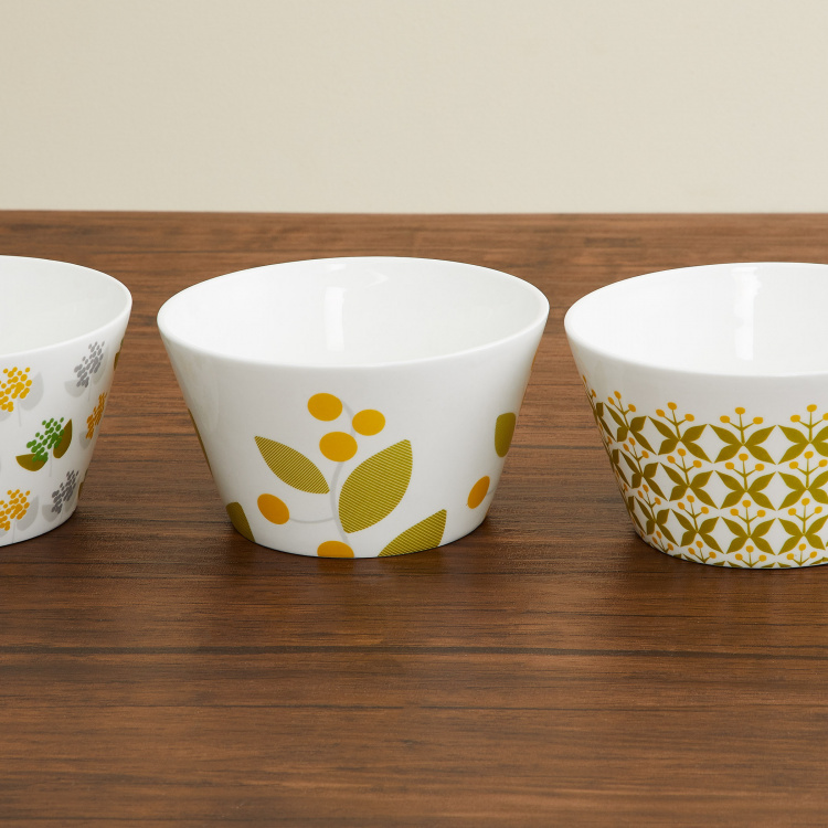 Emily-Resi Printed Bowls -  Set of 3