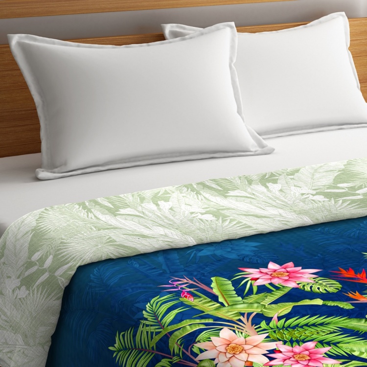 PORTICO Rain Forest Printed Cotton King Comforter