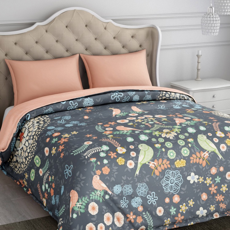 SPACES Occasions Printed Cotton Double Quilt - 218 x 270 cm