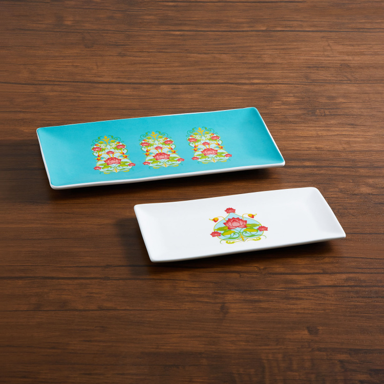 Manish Arora Printed Bone China Platters - Set of 2