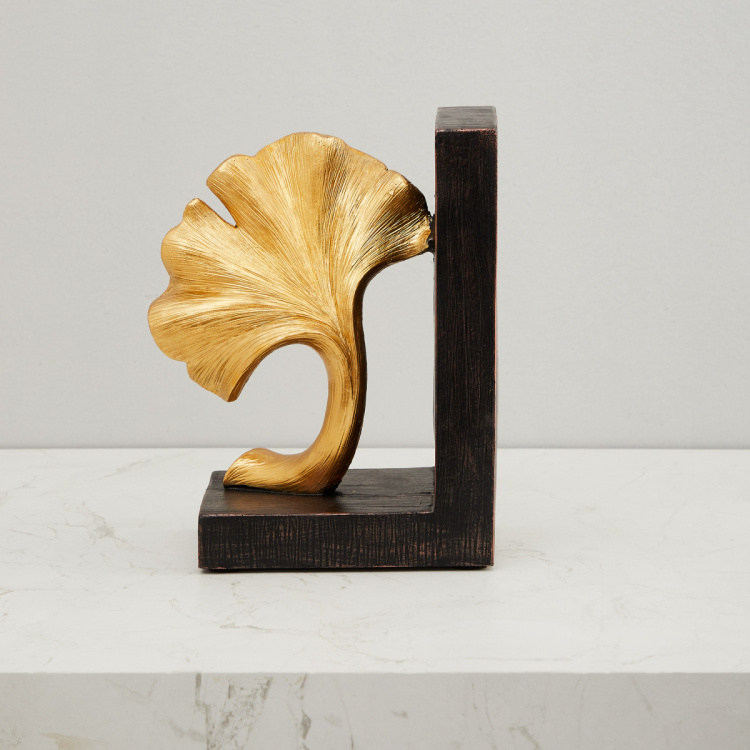 Splendid Abstract Leaf Bookend