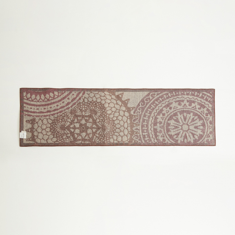 Burnish Eclipse Ethnic Print Carpet - 50 x 150 cm