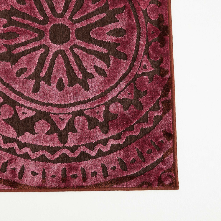 Burnish Eclipse Ethnic Print Carpet - 50 x 150 cm
