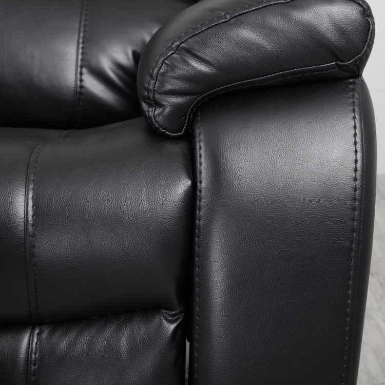 Electra Textured Three-Seater Recliner