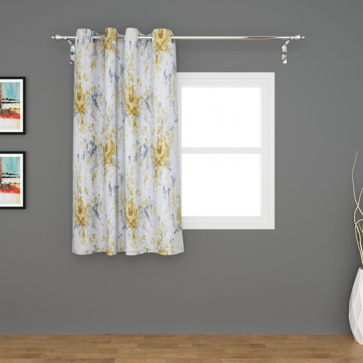 Lavish Silicy Printed Window Curtain - 135 X 160 cm