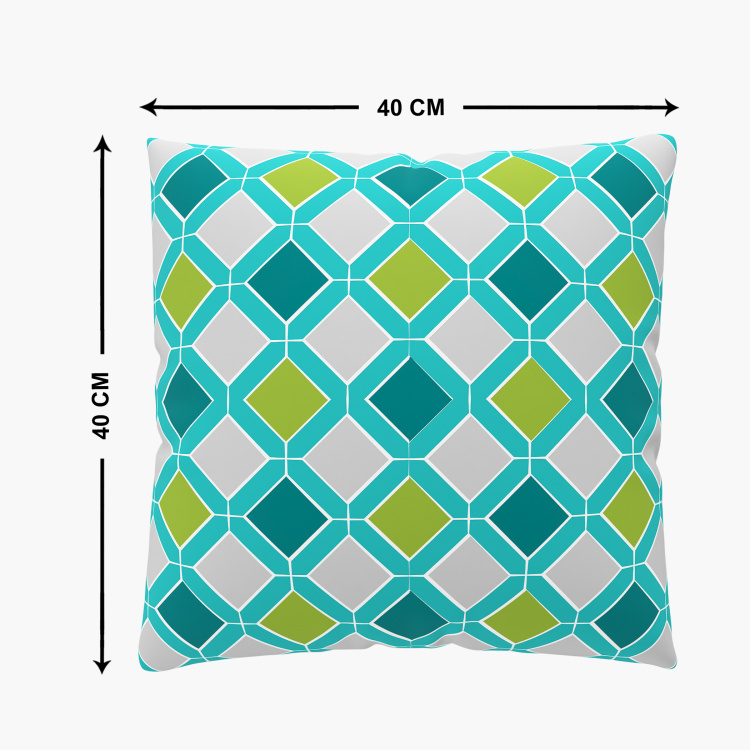 Ebony Nomad Printed Polyester Filled Cushions  : 40 cm x 40 cm
