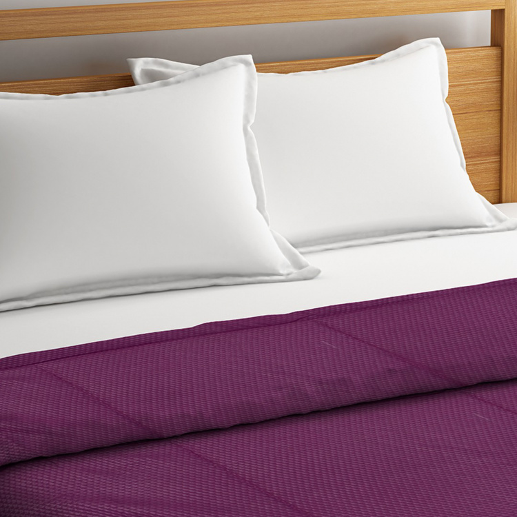 PORTICO Flow-Snow Flakes Printed Cotton Double Bed Comforter - 220 x 240 cm