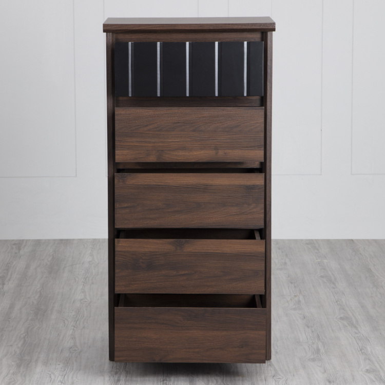 Lewis Solid Chest Of Drawer - Brown