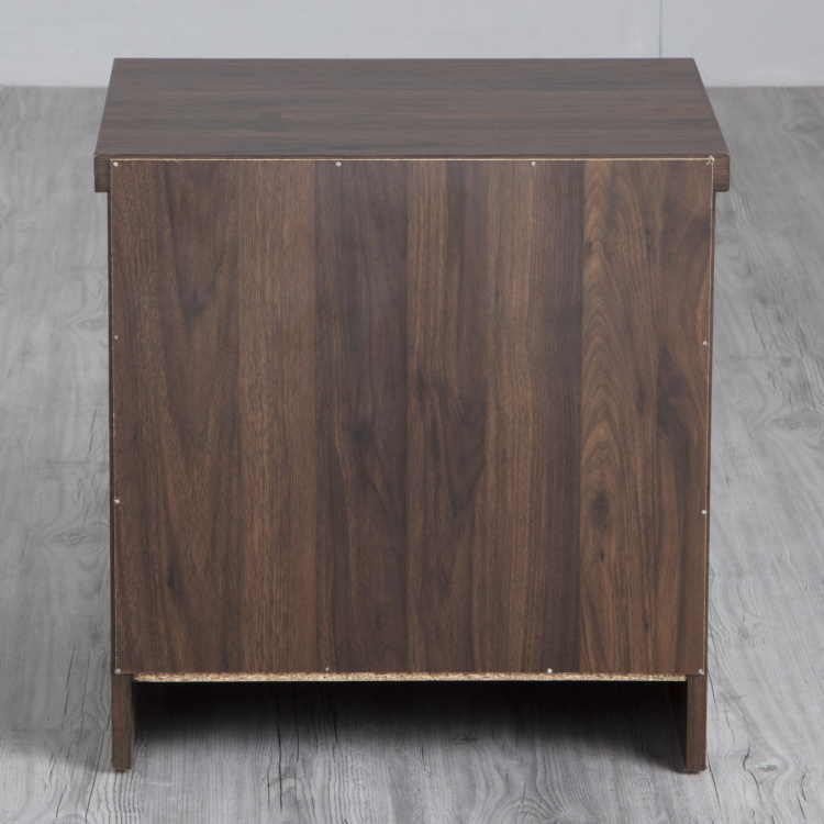 Lewis Night Stand With Single Drawer - Brown