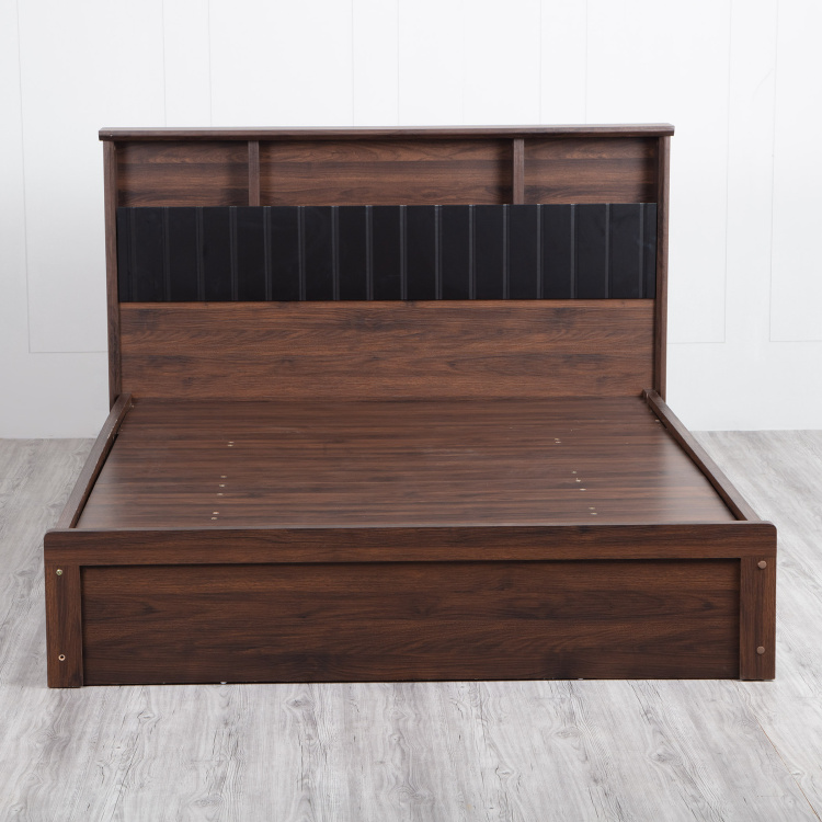 Lewis Queen Size Bed With Hydraulic Box Storage- 166 x 211 cm