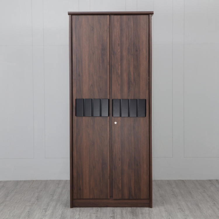 Lewis Nxt Two Door Hinged Wardrobe - 210 cm - Brown